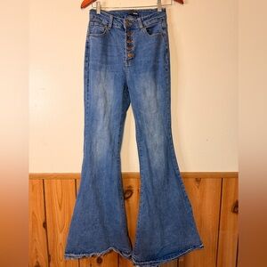 Fashion Nova Denim Flare Jeans